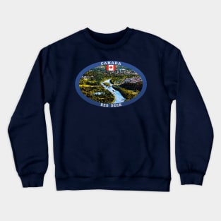 Red Deer Canada Travel Crewneck Sweatshirt